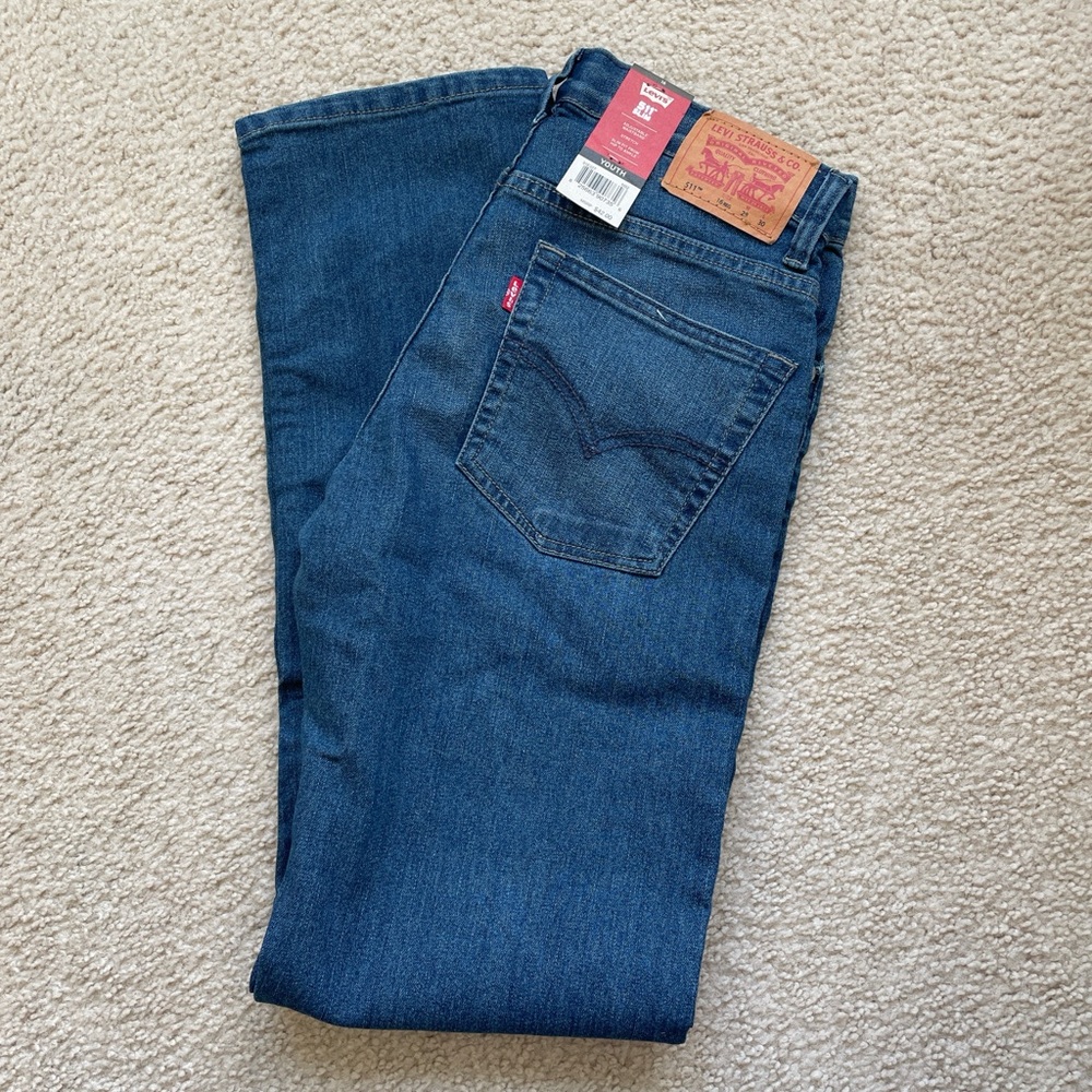 Levi's Yourh Dark Blue Slim Fit Jeans